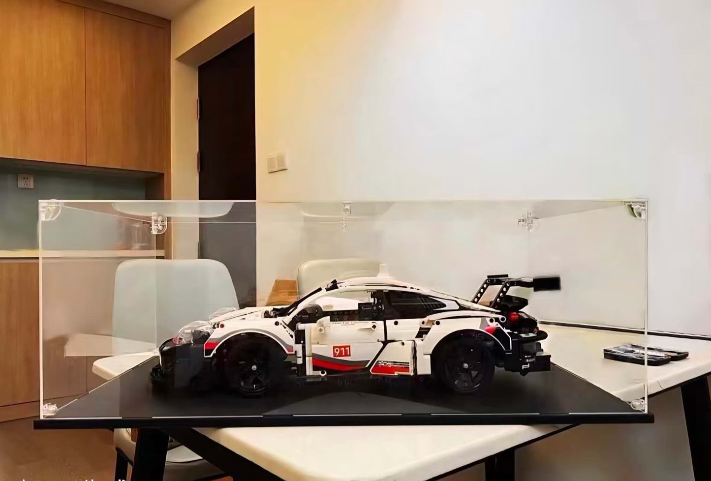Classic Series | Display Case for LEGO® Technic™ 42096 Porsche 911 / 42125 Ferrari / 42154 Ford GT - 55x25x18cm (21.7" x 9.8" x 7.1")