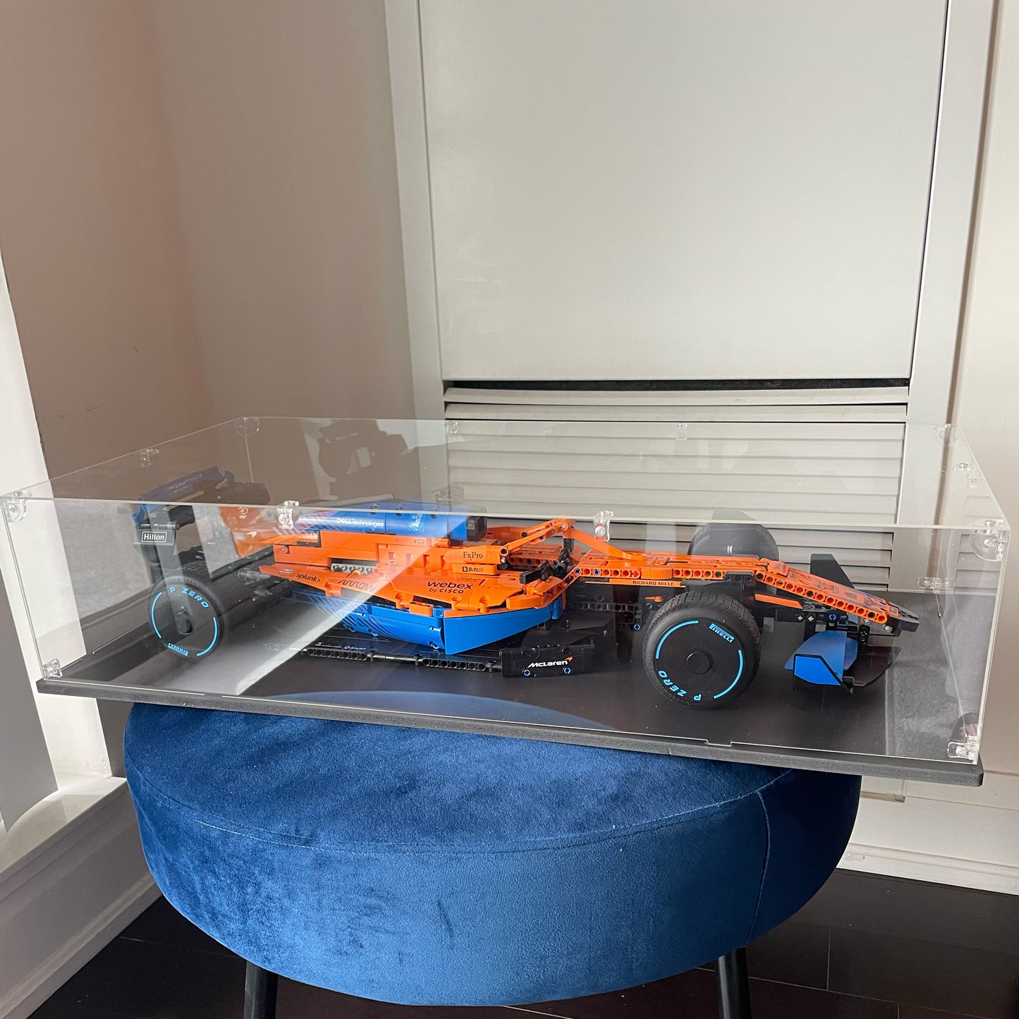 Classic Series | F1 Racing Display Case for LEGO 42141 / 42171 / 42206 / 42207 / 42228 70x30x20cm 27.6x11.8x7.9"