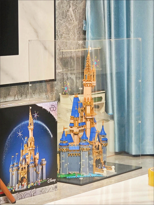 Classic Series | Display Case for LEGO® Disney Castle 43222 - 63x37x82cm (24.8" x 14.6" x 32.3")