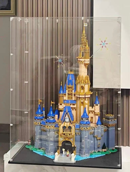 Classic Series | Display Case for LEGO® Disney Castle 43222 - 63x37x82cm (24.8" x 14.6" x 32.3")