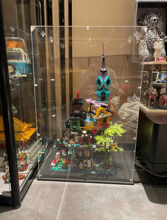 Classic Series | Display Case for LEGO® Ninjago® City Gardens 71741 - 51x36x78cm (20.1" x 14.2" x 30.7")