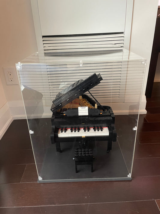 Classic Series | Display Case for LEGO® 21323 Ideas Grand Piano - 50x40x50cm (19.7" x 15.7" x 19.7")